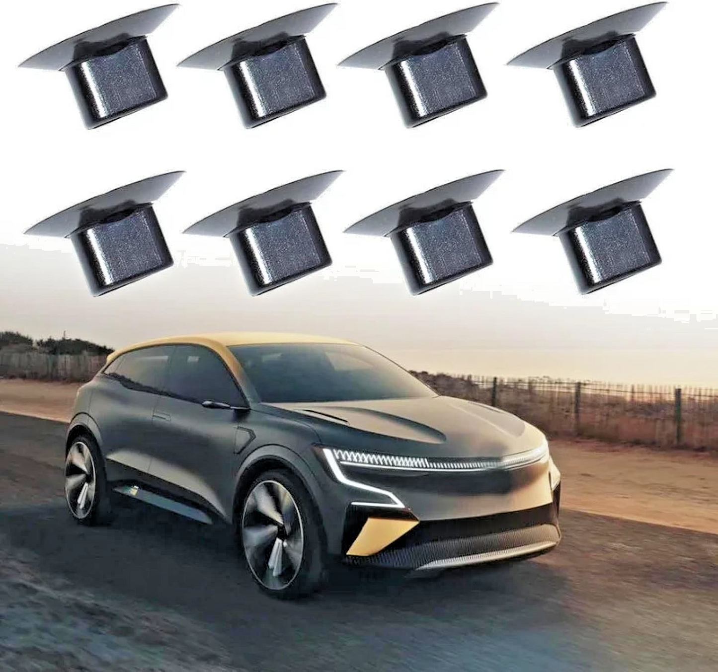 Renault Arch Liner Trim Stud Retaining Clip Black - Fits 02-2026 Models Pack # 514