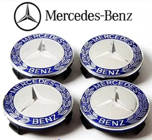 Mercedes Alloy Wheel Centre Hub Caps 75mm A B C E S M Class ML CLA0