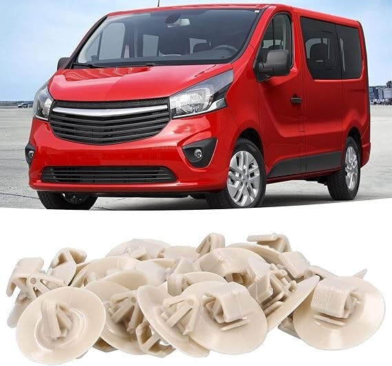 RENAULT Clips Trim Panel Fastener Side Moulding  x5 Pcs Kangoo Master Scenic10