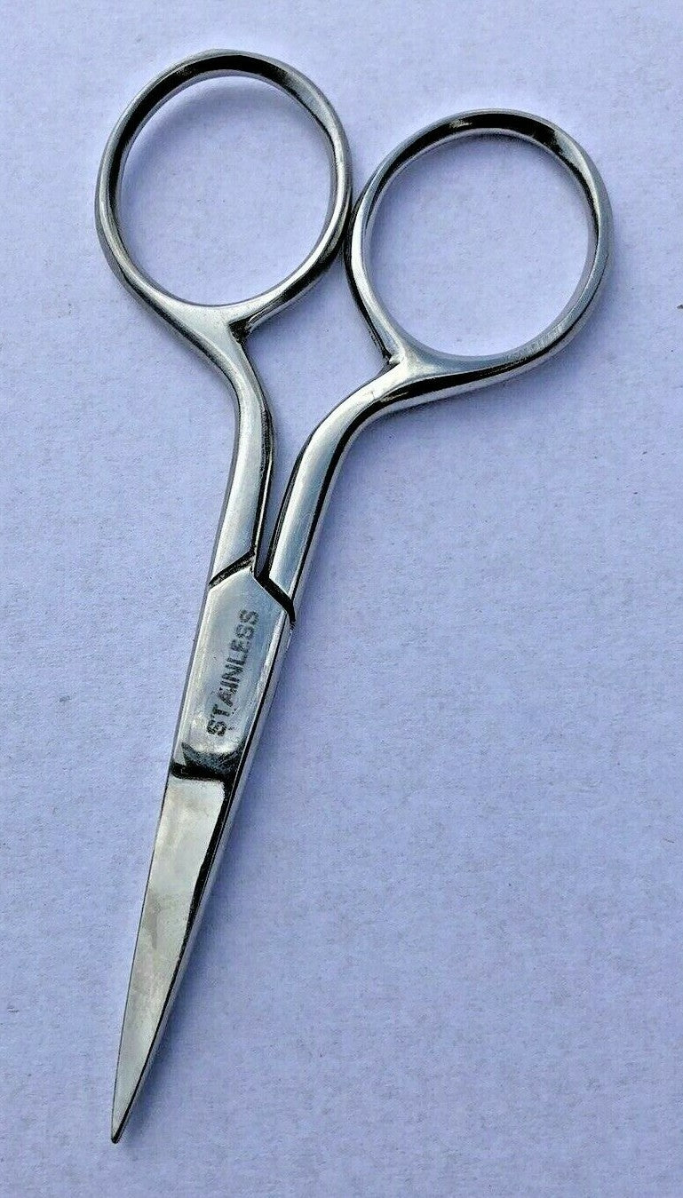 Professional Finger Toe Nail Scissors STRAIGHT TIP Stainless Steel Manicure 2