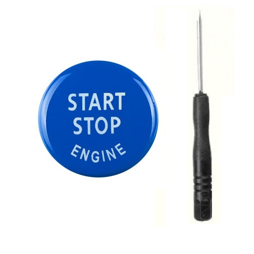 BMW BLACK Start Stop Engine Switch Button Cover for 1,3,4,5,6,7,8 Series3