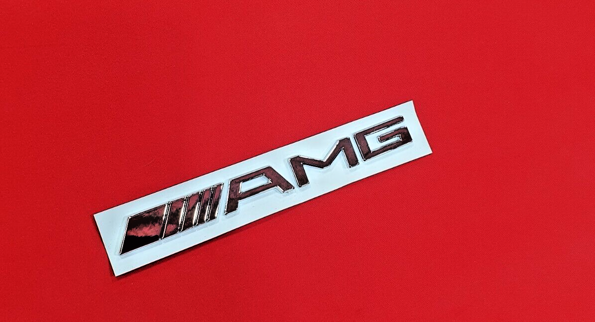 AMG Badge Logo Boot Emblem Chrome9