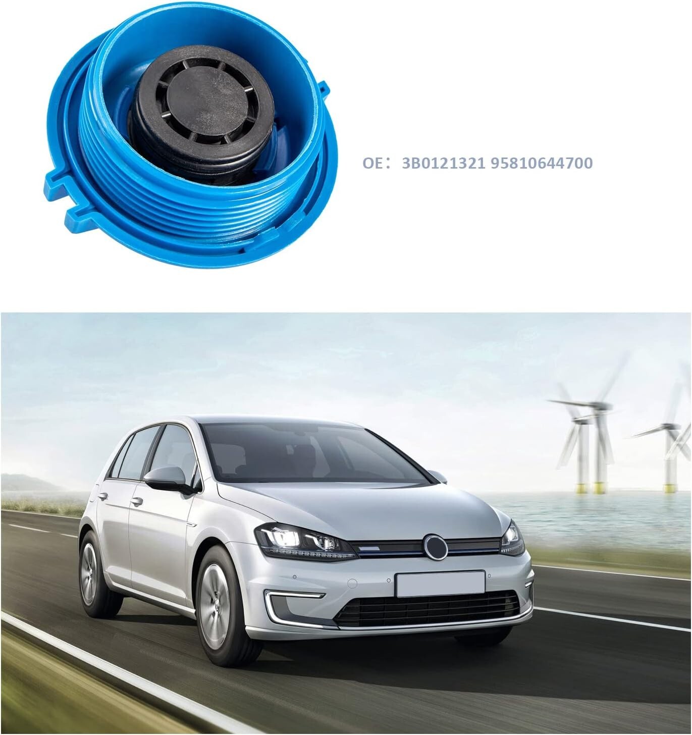 Radiator Coolant Tank Cap O.E 95810644700 for Porsche Macan4