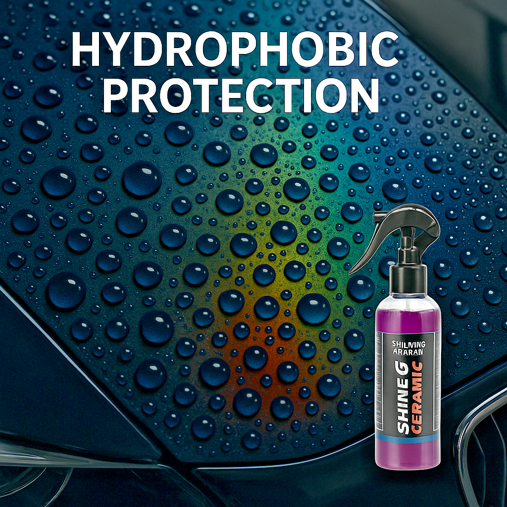 Professional Nano Ceramic Coating Kit 10H Hardness High Gloss Hydrophobic Cover.17