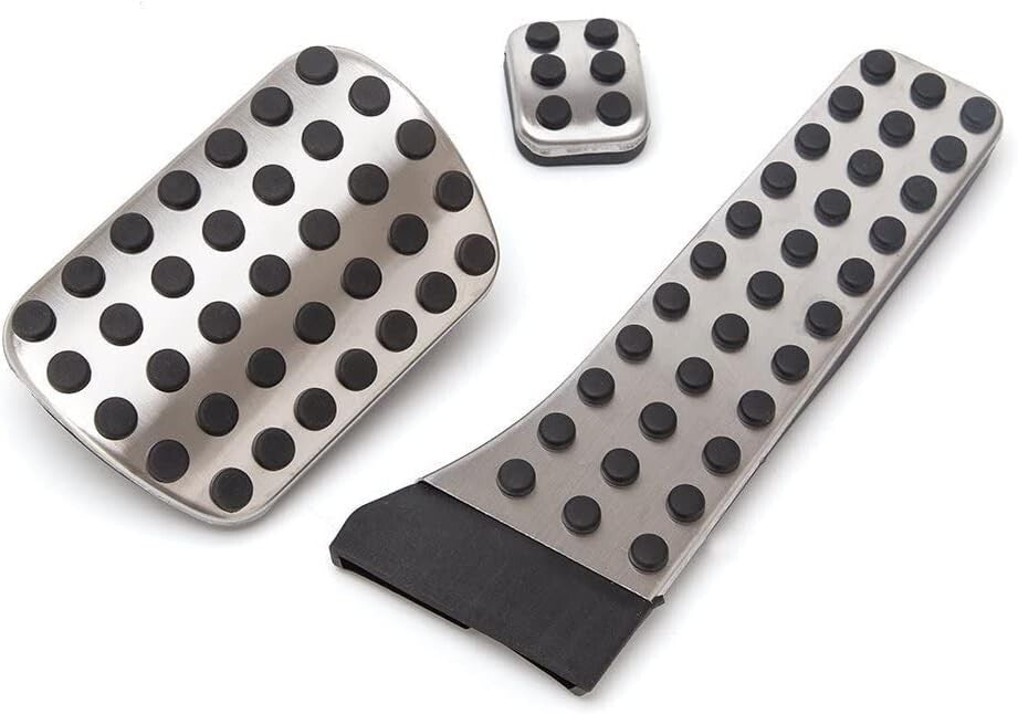 Mercedes AMG Pedals Set 3PCS Stainless Steel Fuel Brake Footrest  A C E SL  CLS7