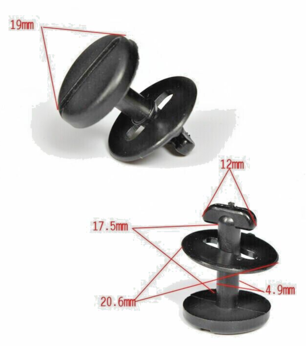 BMW Floor Mat Carpet Twist Clips x10 Compatible with 3, 5, 7, 8, X3, X5 Series14