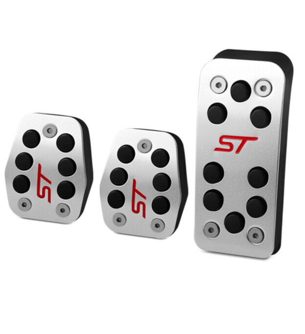 FORD Focus ST Alloy Brake Clutch Accelerator Pedal covers MK2 & MK3 0