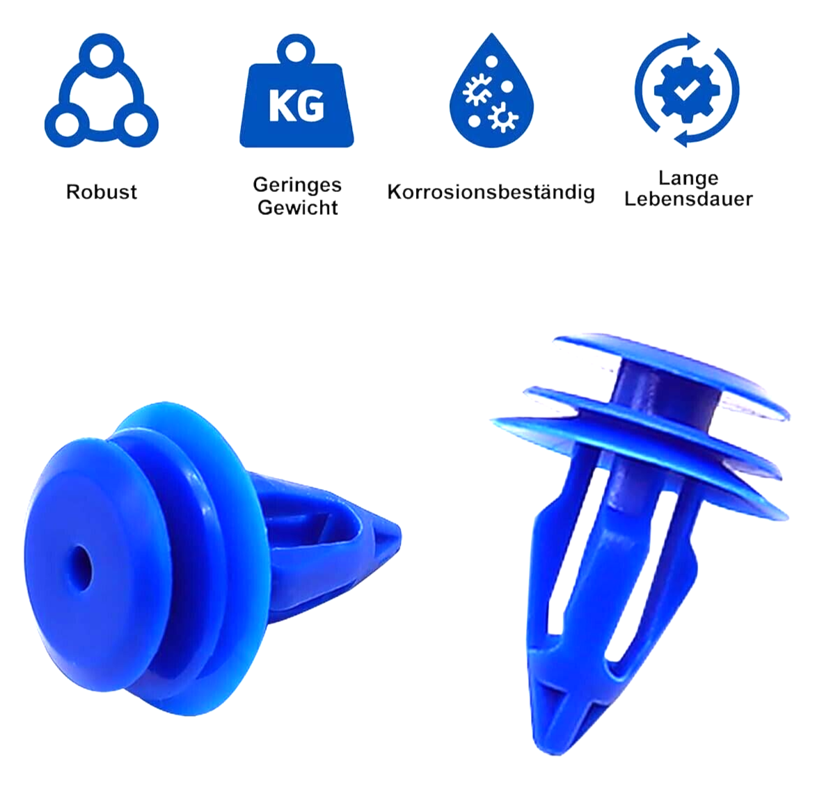 Land Range Rover Blue Trim clips x5 Pcs  Evoque Discovery 5 Disco Sport LR02725515