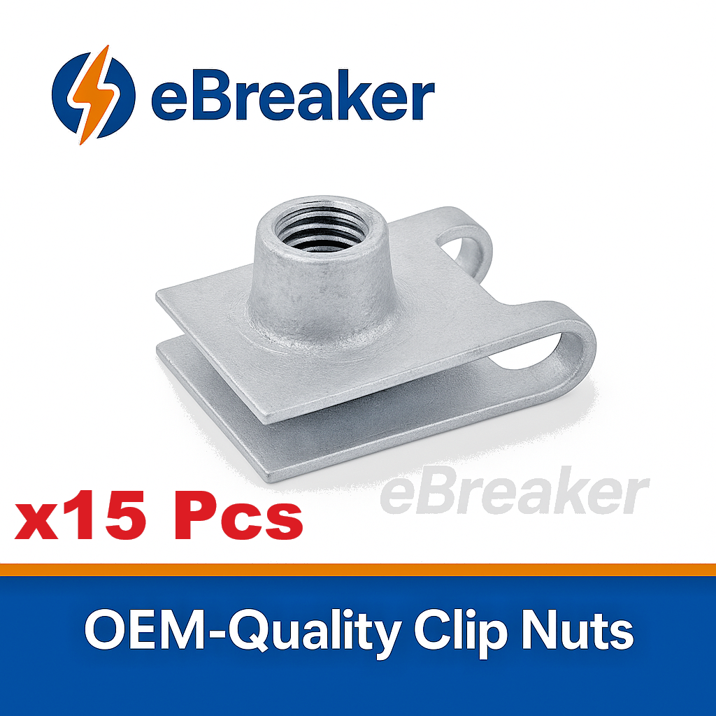 BMW C-Clip M6 Spire Nut Under Body Weather Sheild Trim Panel Galvanised -Pack 150