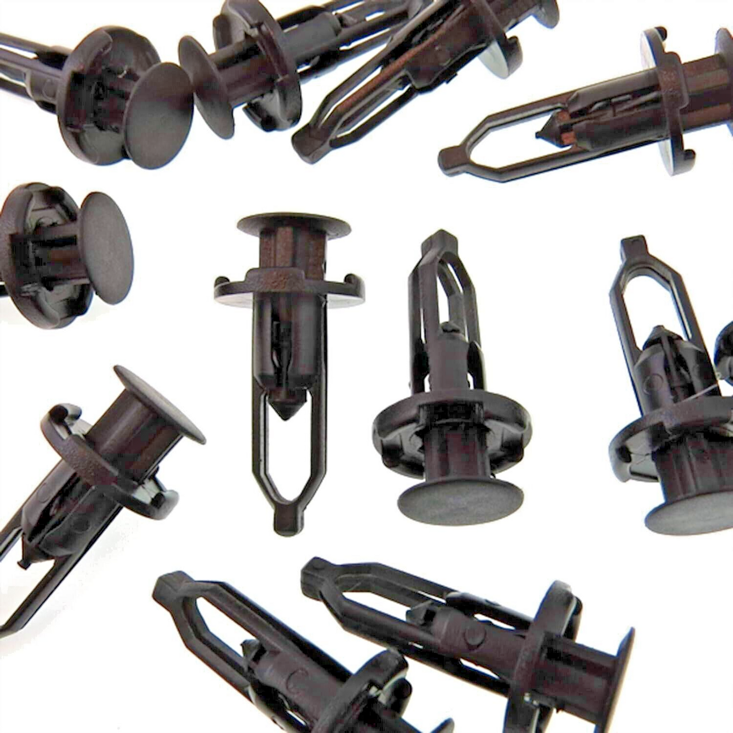9mm Plastic Bumper & Trim Panel Rivet Clips For Toyota Peugeot Citroen 15 pcs7