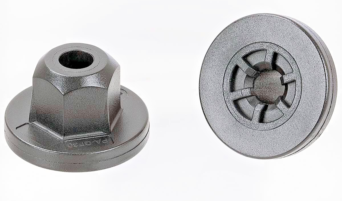 BMW Hex Head Plastic 10mm Nut Under Tray Splash Guard Trim Panel Fastener - 20Pc14