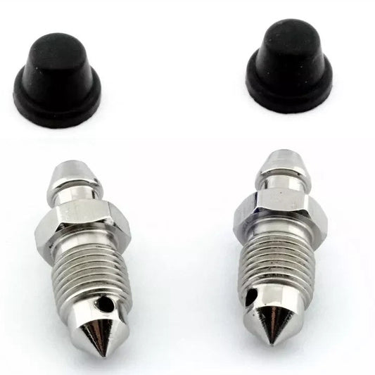 TOYOTA - Brake Calpier Bleed Screw Nipples x2 Twin Pack Includes Dust Cap M10 x110