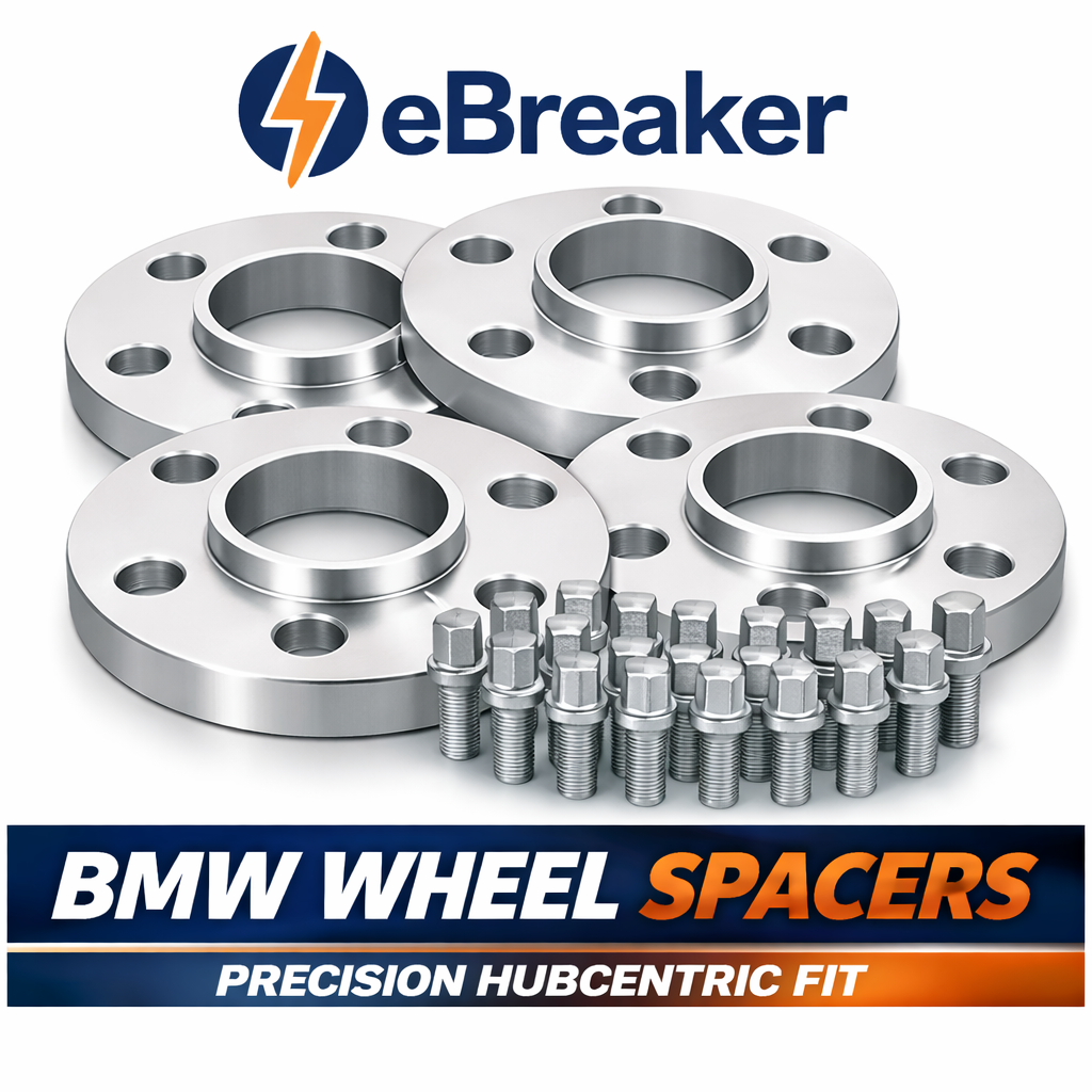 BMW 12mm Wheel Spacers 5x120 Hubcentric With Bolts x4  Precision Fit in Silver7