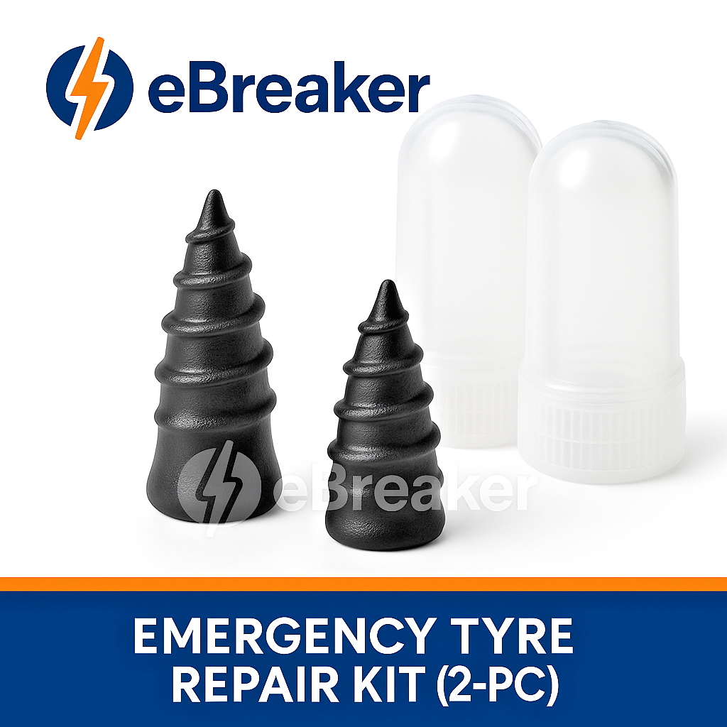 Tyre Repair Screws Kit – Quick Temporary Fix Plugs For Punctures # 2pcs 2 sizes.0