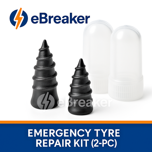 Tyre Repair Screws Kit – Quick Temporary Fix Plugs For Punctures # 2pcs 2 sizes.0