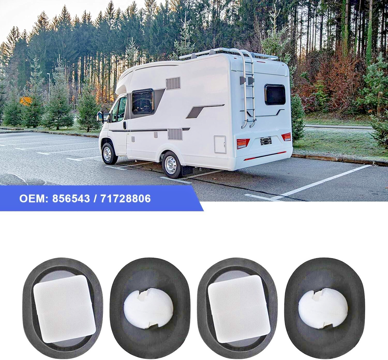 Citroen Exterior Side Trim Clip x20 Pcs CITROEN 865543 Relay 244 250 Nemo13