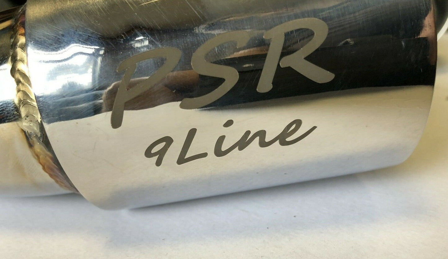 Silencer Delete Bypass  Exhaust  Cup Car Exit Pipes for PORSCHE 997 911 PSR9Line8