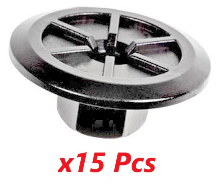 15x 10mm Hex Head Plastic Flanged Nuts – Arch Liner Splash Guard, Undertray Clip20