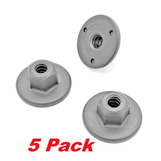 5x BMW MINI 10mm Hex Head Plastic Threaded Nut 7169847 071471698470