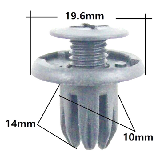 10x MINI INNER WHEEL ARCH TRIM LINER FASTENER CLIPS R55 R56 R57 R58 R59 MODELS.0