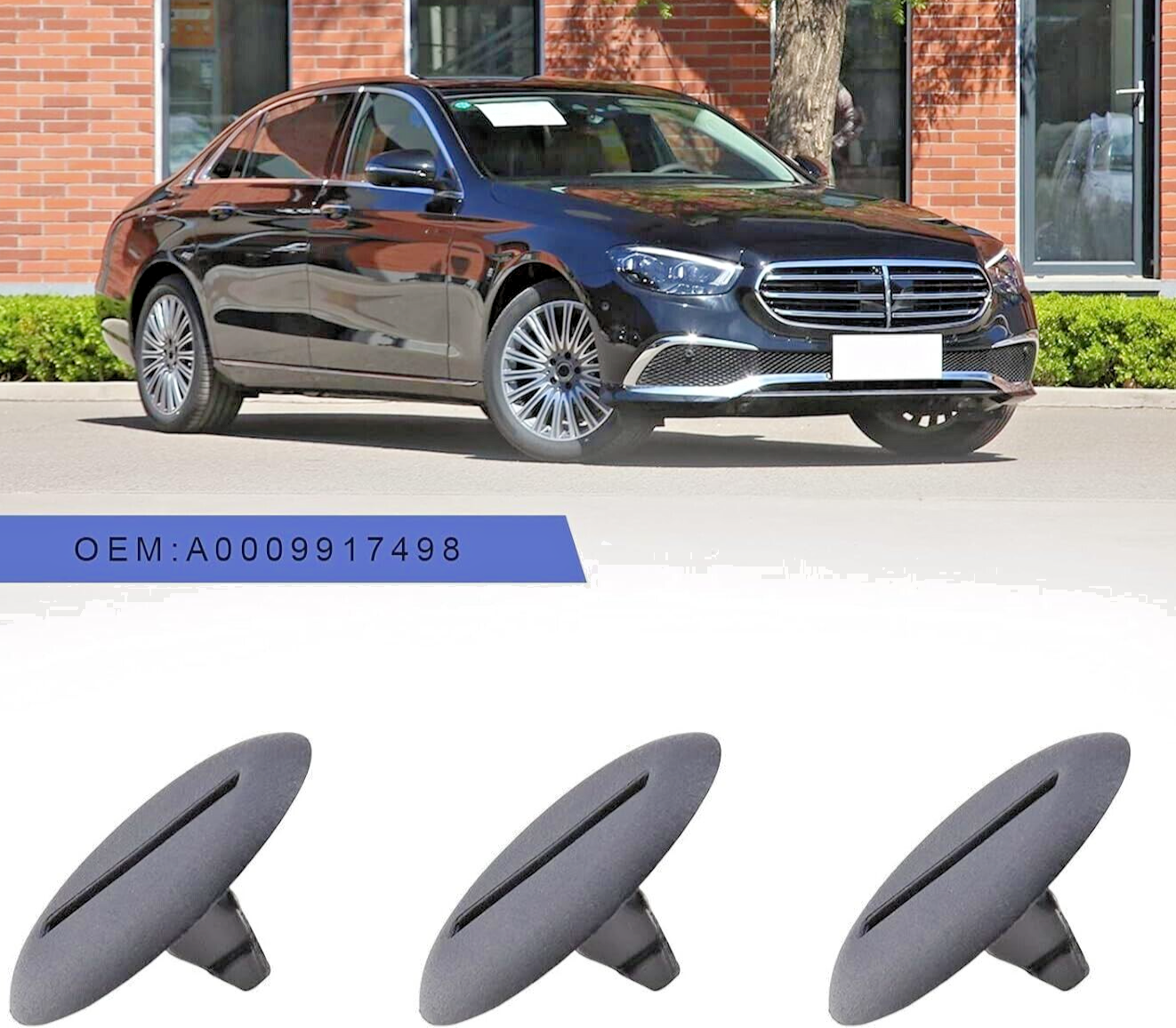 Mercedes Side Skirt Sill Moulding Cover Trim Clips x5 A B C E S SLK Class Models11