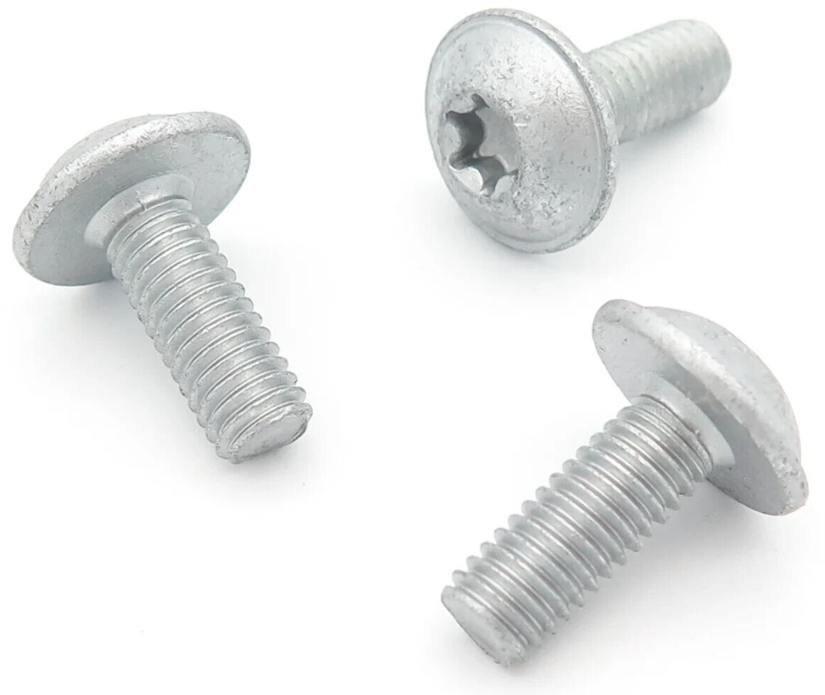 MERCEDES BENZ TORX SCREWS METAL BOLT M6 x 16mm OEM N000000001476 x201
