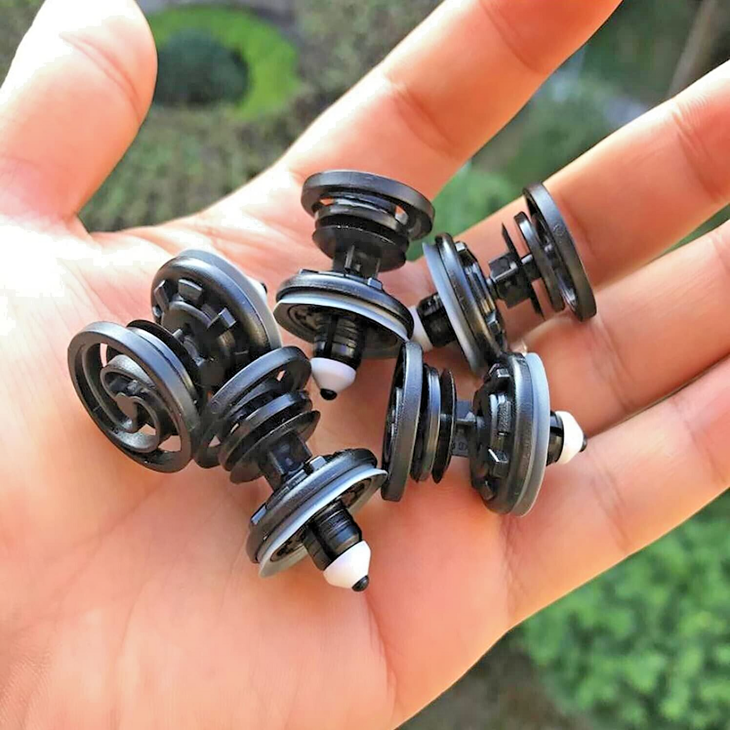 AUDI Interior Door Card Trim Panel Fastener Clips Sprung Head, x5 Pcs10