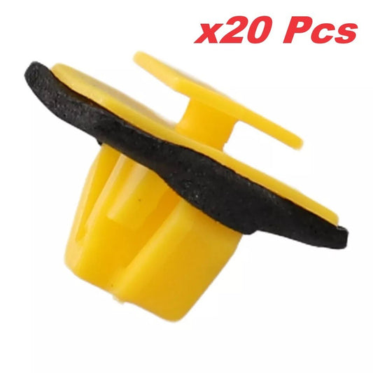 Kia Hyundai Exterior Body Side Moulding Trim Skirt Cover Clip Yellow X20 Pcs0