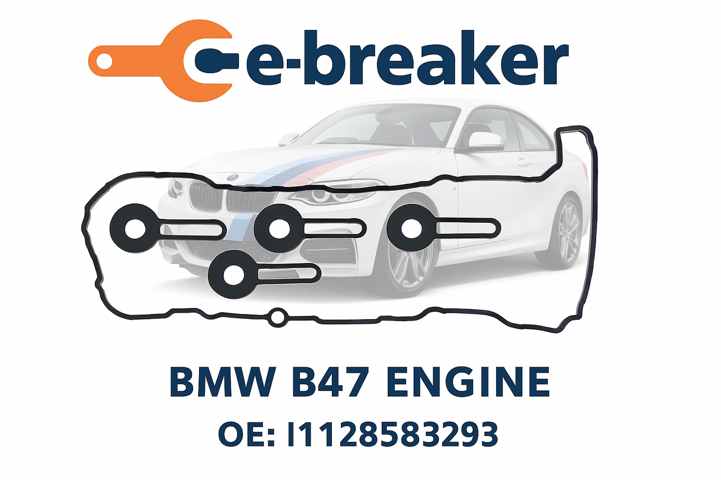 BMW 2.0 B47 Diesel Engine Camshaft Rocker Cover Cam Gasket Set MPN #111285832934