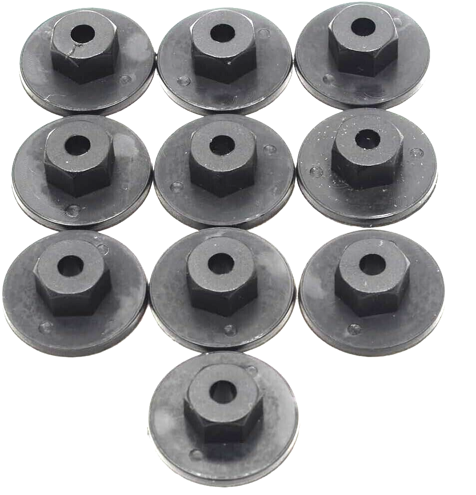 VW UNTHREADED PLASTIC NUTS ENGINE COVER UNDERTRAY SPLASH GUARDS 8E0825265C 20pcs13