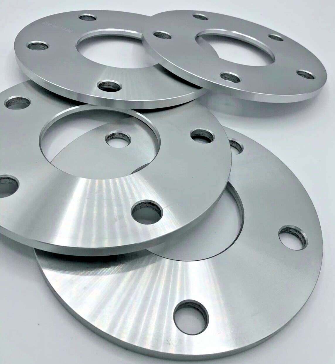 Porsche Wheel Spacers 7mm + Extended AF Bolts Set Of 4 in Silver 5x130 PSR9Line6