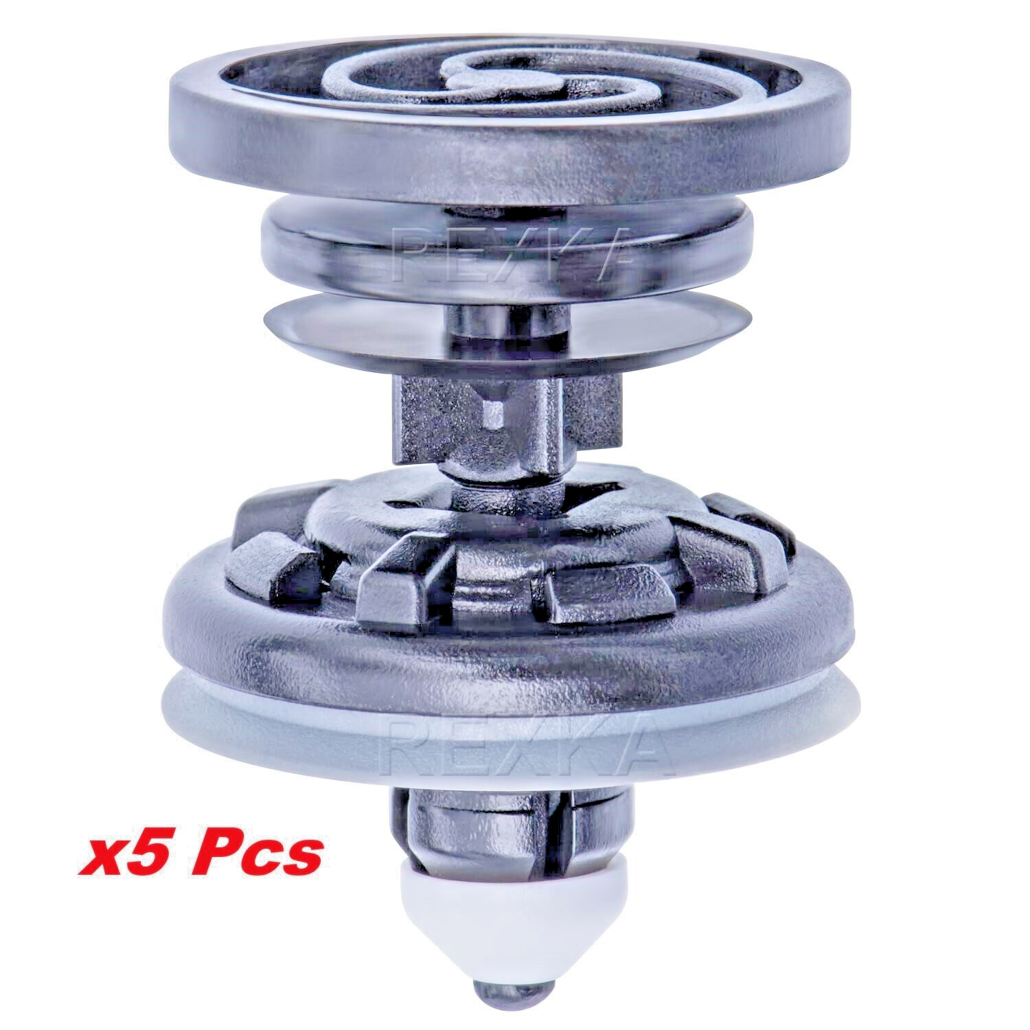 VW Interior Door Card Trim Panel Fastener Clips Sprung Head, x5 Pcs0