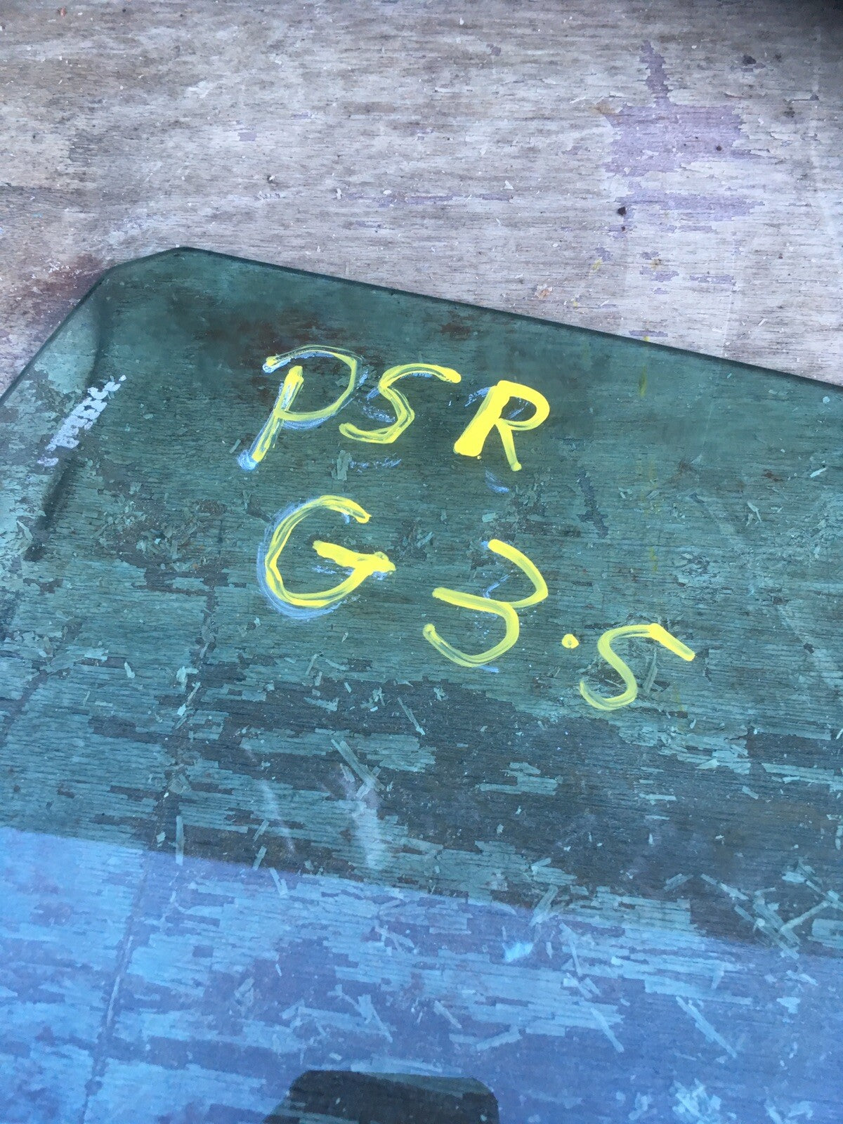 Rear Quarter Window Glass Left Side From Breaking VW Golf MK3 3.5  Convertible2