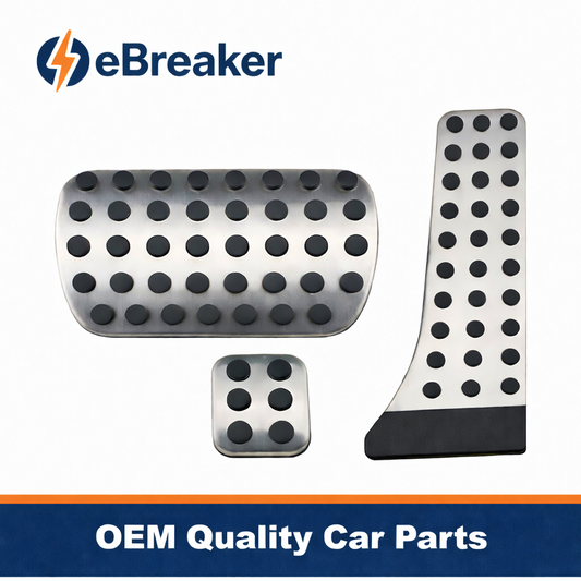 Mercedes AMG Sport Pedal Set Stainless Steel 3PCS for C Class E Class S Class SL0