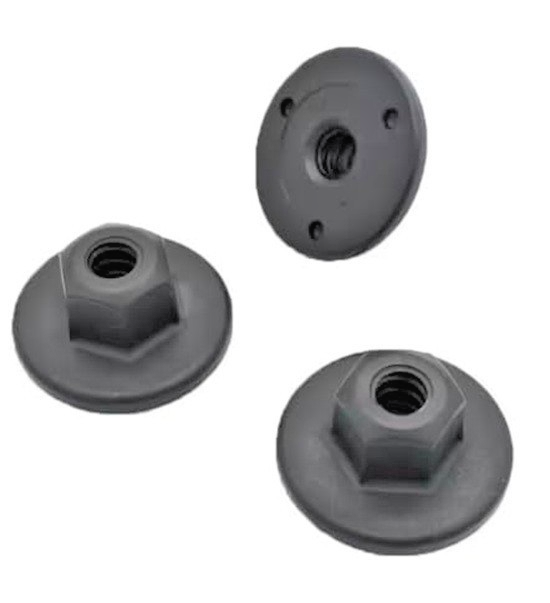 Automotive Trim Arch Liner 10 mm Hex Plastic Flanged Nuts 15 pcs Undertray Clip.1
