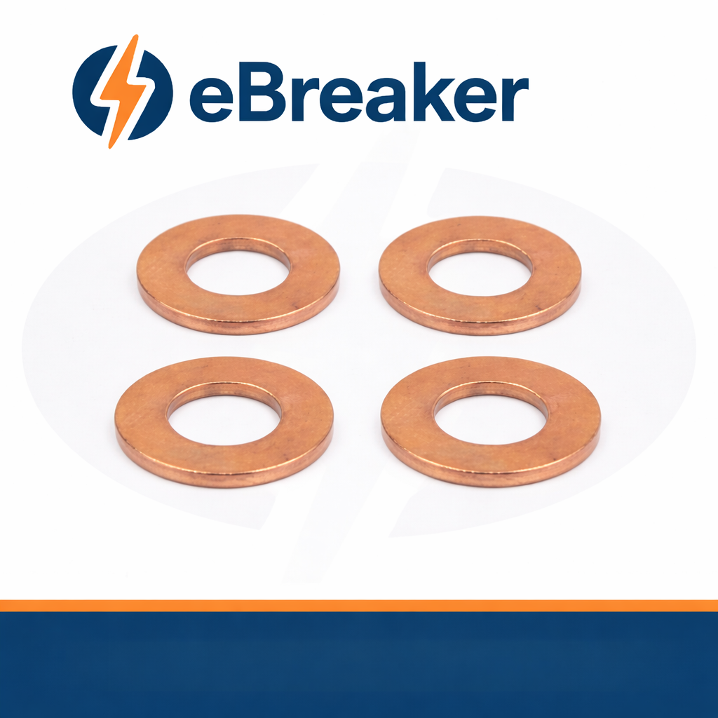 FORD Fuel Injector Copper Washer Seal Set  Diesel 4Pc Fits 2001  2025 4CYL17