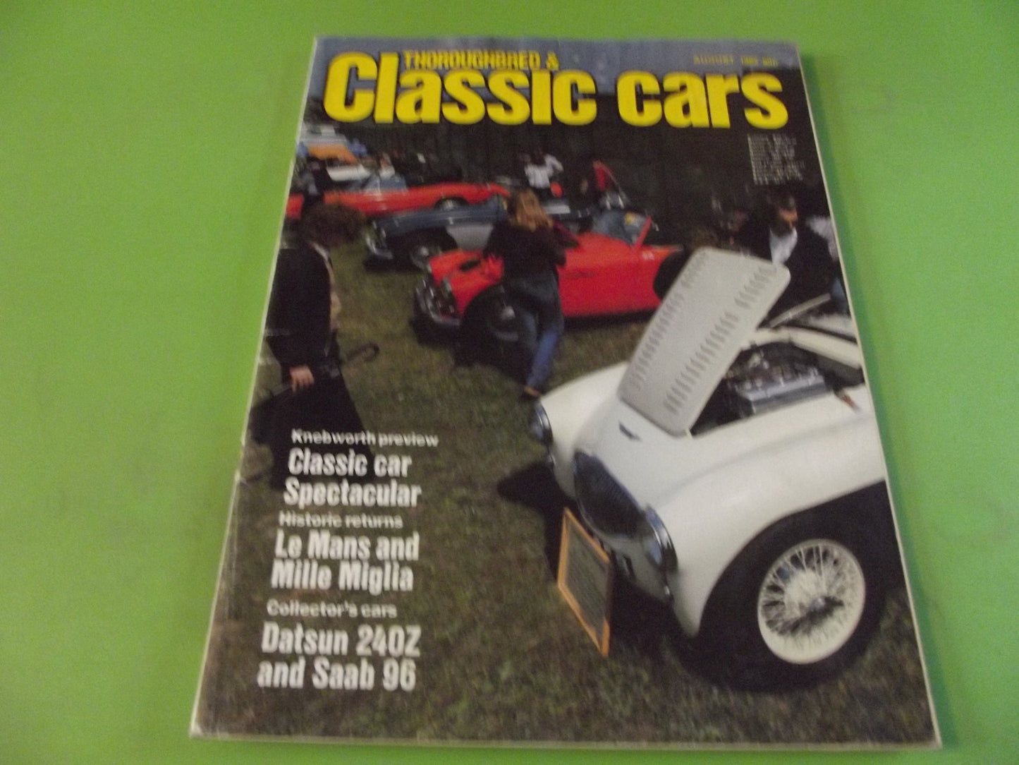 THOROUGHBRED AND CLASSIC CARS MAGAZINE AUGUST 1982 #C40