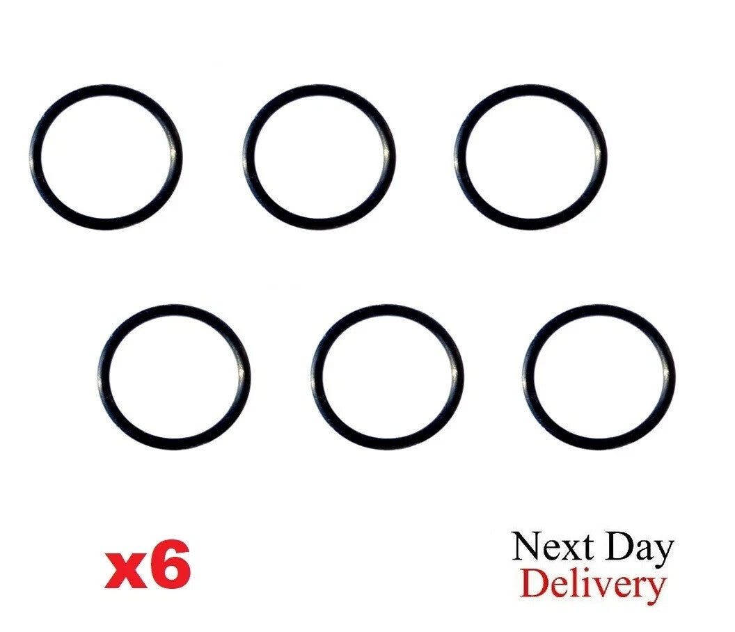 BMW Diesel Injector Seals Viton Upgrade Fits 1,3,5,6,7,X5,X6 Series Set Of 6xPcs19