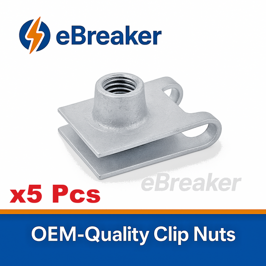 BMW C-Clip M6 Spire Nut Under Body Weather Sheild Trim Panel Galvanised -Pack 5.0