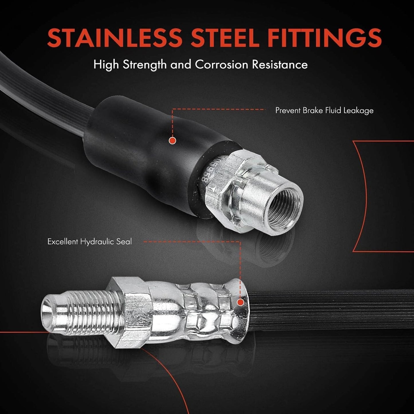 BMW Front Brake Line 1 2 3 4 F Series #34306792254 Brake Pipe Line 2010 – 20219