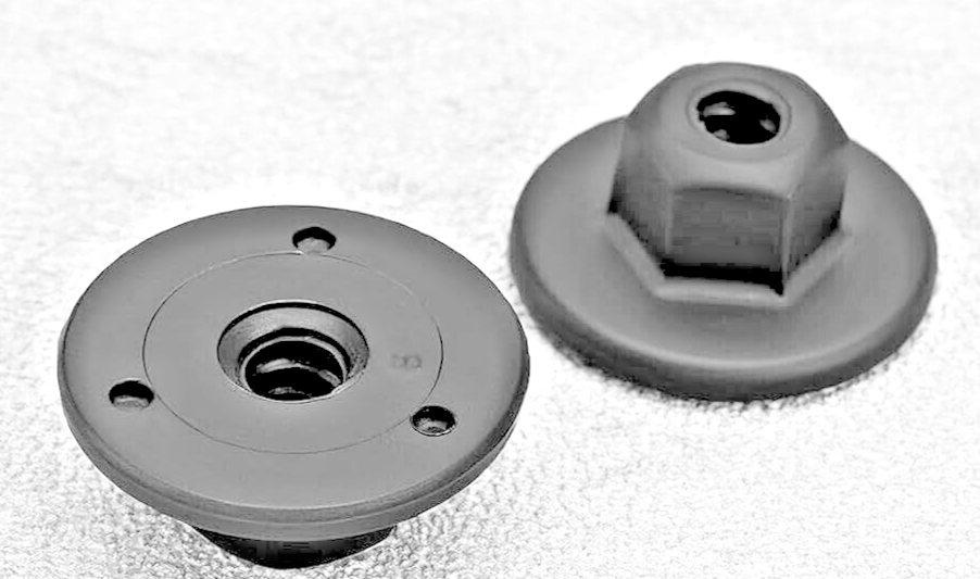 10mm Hex Head Plastic Flanged Nut x10 pcs Arch Liner Splash Guard Underbody Tray18