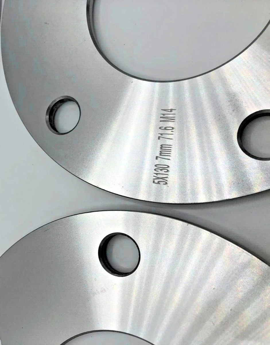 Porsche Wheel Spacers 7mm Set Of 2 in Silver 5x130 PSR9Line12