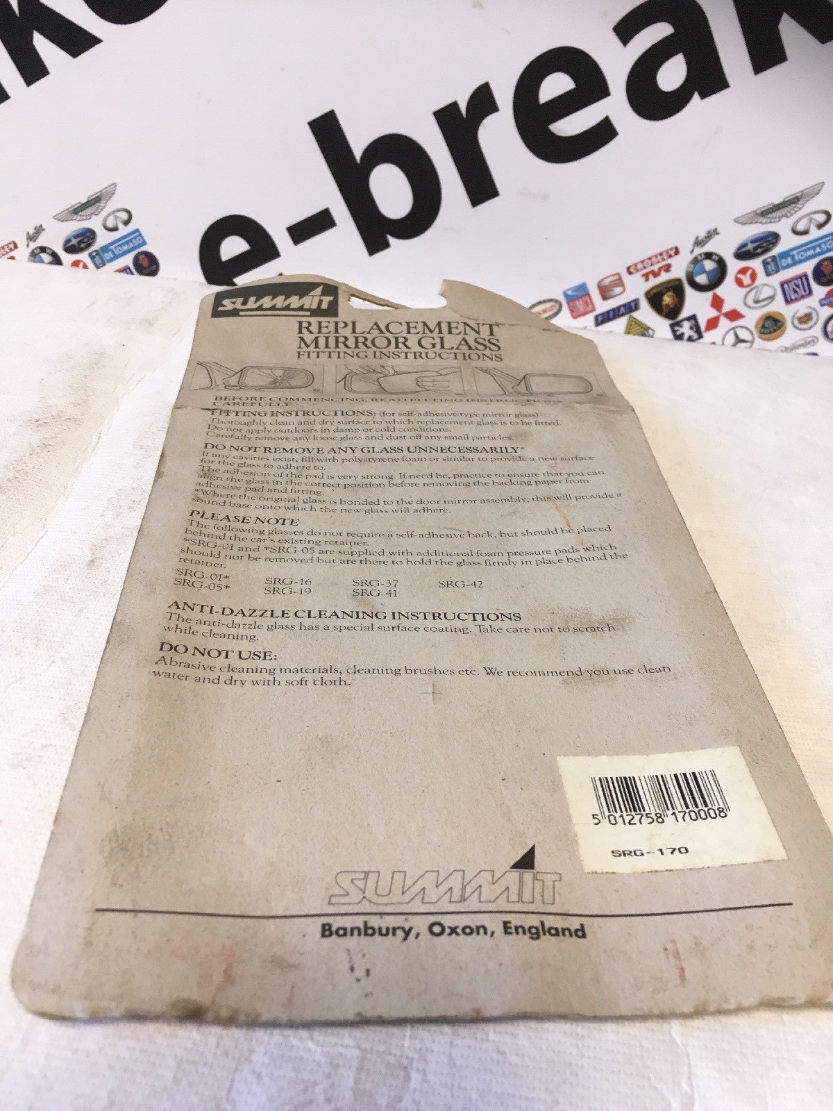 Citroen Xantia Years 93-01 Left Side Replacement Door Wing Mirror glass2