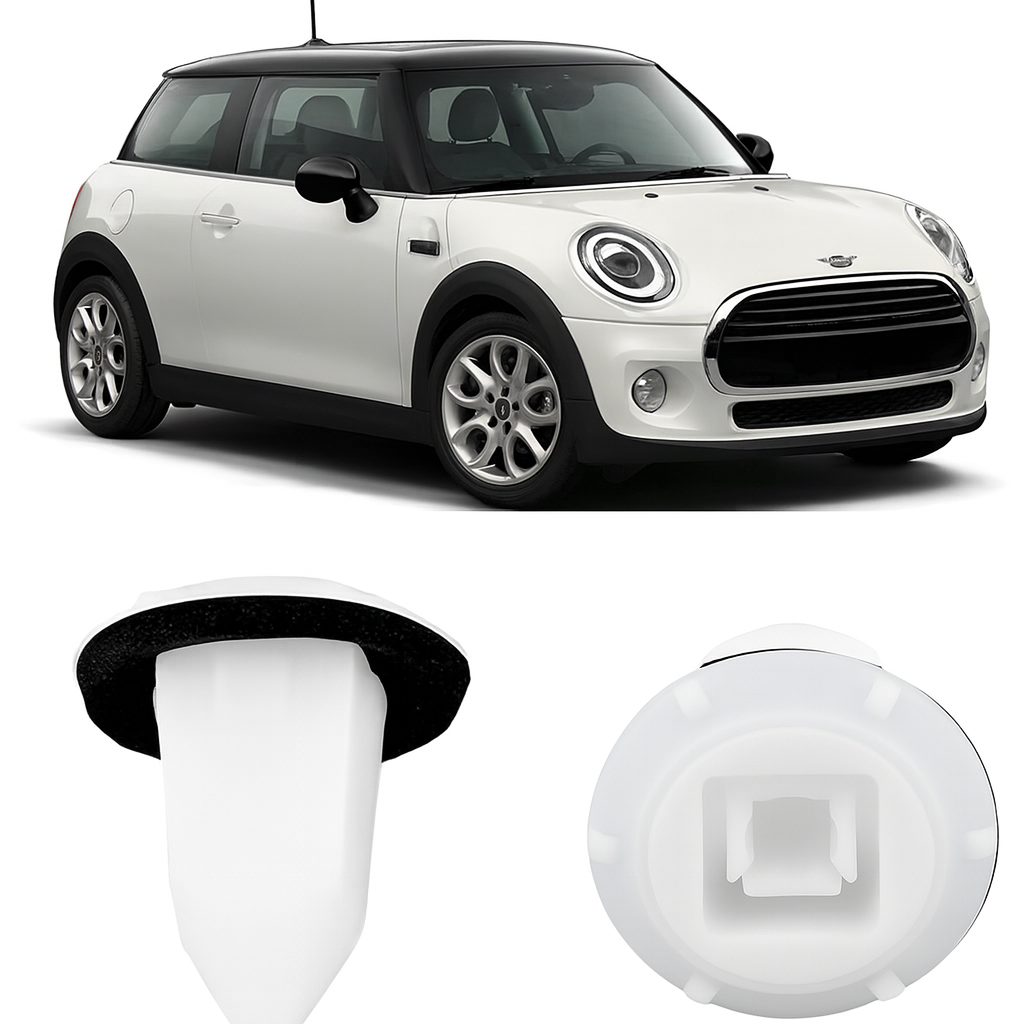 MINI Insulated Gromet for Trim Panel Fixing Secure Bodywork Fastener Clip 10 Pcs17