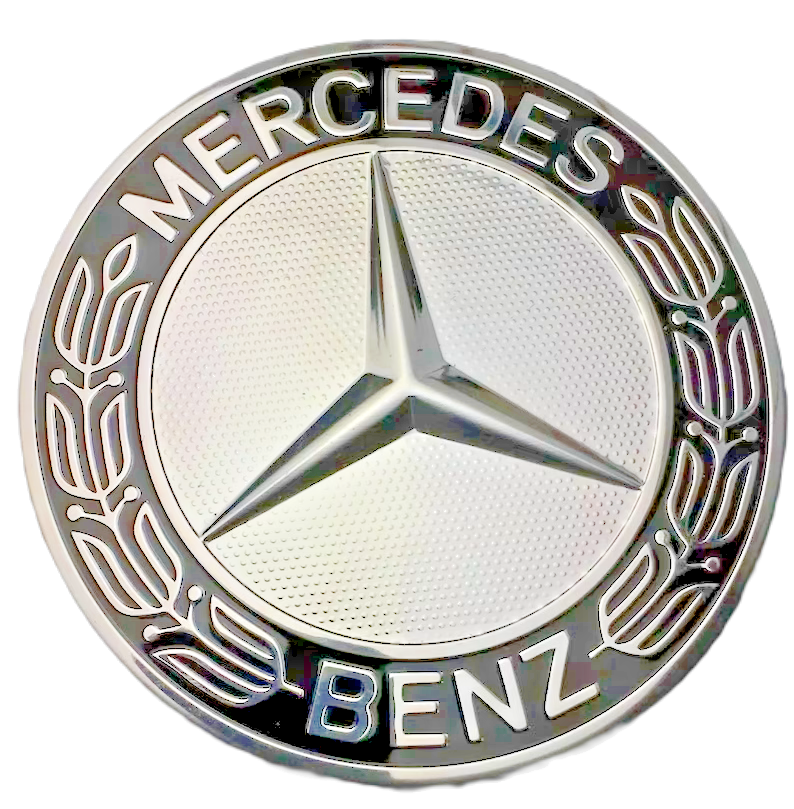 Mercedes Alloy Wheel Centre Hub Caps x4 - 75mm A B C E S M Class ML Black Chrome1