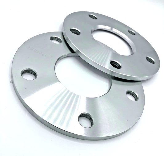 Porsche Wheel Spacers 7mm 5x130 Silver Bolton Kit Pair Fits 911 Cayenne Boxster1