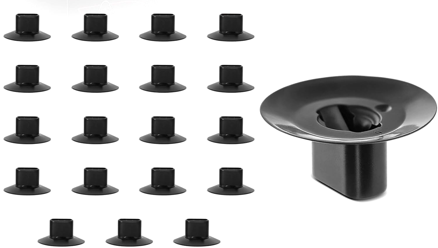 Renault Arch Liner Trim Stud Retaining Clip Black - Fits 02-2026 Models Pack #209