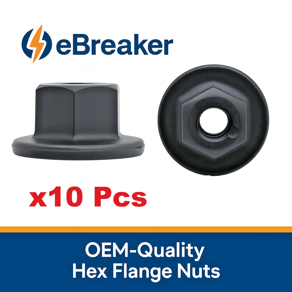 MINI Plastic Hex Nut Coarse Thread Fixing of Bodywork Trim Clip Panels - Pack 100