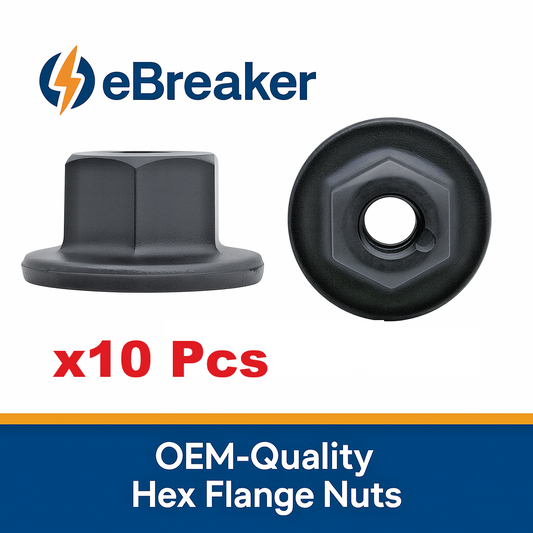 MINI Plastic Hex Nut Coarse Thread Fixing of Bodywork Trim Clip Panels - Pack 100