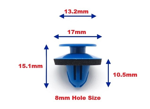 AUDI Wheel Arch Flare Moulding Trim Fastening Clip  x15, Q2 Q3 Q5 Q8 E-TRON RSQ31